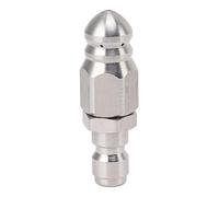 WIHFHGZ Buzle à Jet d'égout de 56 mm 5000psi 1 Avant 6 Buzle à Jet d'égout en Acier Inoxydable arrière pour Tuyau Débardeur de Sabot de Toilette