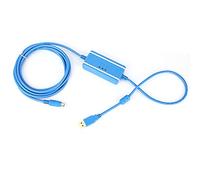 WIHFHGZ Câble de Programmation USB, 3 Mètres, Interface Plaquée Or - Transmission Rapide, Isolation Optique Haute Vitesse, Compatible Automates FX