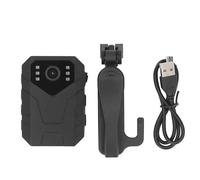 WIHFHGZ Caméra Corporelle 1080P, Caméra Portable avec Arrière, Objectif Grand Angle 100 Degrés - Nocturne Infrarouge, Détection de Mouvement, Enregistrement Continu
