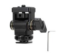 WIHFHGZ Camera Display Mount, Aluminium Alloy, Universel 1/4 Pouce, Inclinaison 180 Degrés - Fixation Solide, Compatible Appareils Photo SLR, Trépieds et Poignées