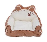 WIHFHGZ Canapé Lit Douillet pour Chats et Chiens 62x46,5x46 cm, Tissu Anti - Dérapant, Housse Lavable - Confort Supérieur, Zone de Grattage Intégrée, Sécurité et Bien - Être