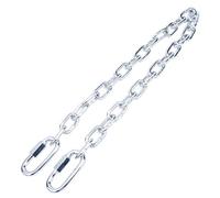 WIHFHGZ Chaîne Suspendue 6mm en Fer Galvanisé, Corde de Suspension pour Hamac et Siège Suspendu, 91cm - Forte Capacité 750KG, Installation Facile, Usage Intérieur Extérieur