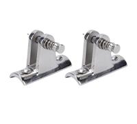 WIHFHGZ Charnières de Pont supérieur Bimini de Bateau, Acier Inoxydable 316 de qualité Marine, 2 Tubes Ronds de 7/8 Pouces - résistance à la Corrosion Longue durée, Installation Facile