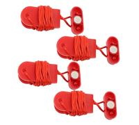 WIHFHGZ e Sécurité Universelle pour Tapis de Course, ABS Compacte Rouge, 4 Pièces - Protection Automatique, Installation Facile, Usage Domestique et Salle de Sport