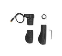 WIHFHGZ Commande accélérateur VTT 7 vitesses - Levier de vitesse vélo, Poignée tournante stable & réactive, Installation facile, Matériaux résistants, Compatible guidon 22.2mm, Noir