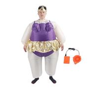 WIHFHGZ Déguisement Gonflable en Polyester Rose, Costume Danseuse de Ballet avec Souffleur, Léger et Confortable - Effet Fluffy Rapide, Idéal Carnaval et Fêtes Déguisées (Violette)