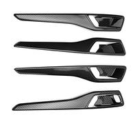 WIHFHGZ Enjoliveurs de Poignée de Porte Intérieure 4 Pièces Style Carbone, ABS pour Focus Berline/Hatchback 2019-2021 - Protection Contre les Rayures, Installation Simple, Aspect Spo