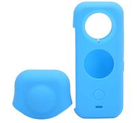WIHFHGZ Étui de Protection en Silicone Bleu pour Caméra Panoramique, Housse avec Cache Objectif pour - Protection Anti - Choc, Conception Durable, Usage Quotidien et Transport (Bleue)