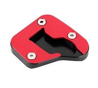 WIHFHGZ Extension de Repose - Pied Béquille Moto en Alliage d'Aluminium Noir pour GSXR 1300R 08-19 - Pied Élargi Antidérapant, Installation Facile, Pour Sols Mousseux et Inéga (Rouge)