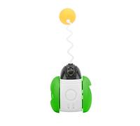 WIHFHGZ Jouet Chat Véhicule Équilibre Automatic Vert, Rotatif avec Appel Oiseau - Stimulation Intelligente, Catnip Intégré, pour Chats d’Intérieur (Verte)