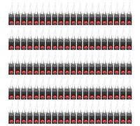 WIHFHGZ Kit 100 Pcs Lampes LED 3mm Bleu, Support Lampes à Trou Latéral Simple - Protection Contre Courts - Circuits, Matériau Résistant à la Chaleur, Accessoires Industriels (Lumière rouge)