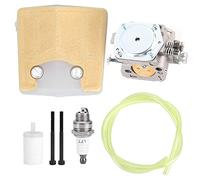 WIHFHGZ Kit Carburateur pour Débroussailleuse Tronçonneuse 1P56F 52CC, Filtre D’Air Durable en Aluminium - Haute Fiabilité, Facile à Installer, pour Outils De Jardinage 625 630 625