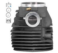 WIHFHGZ Kits Cylindre Piston 56mm, Accessoires Tronçonneuse de Jardin, Alliage D'aluminium Haute Dureté - Remplacement Durable, Haute Résistance à l'usure, Compatible 395 395XP