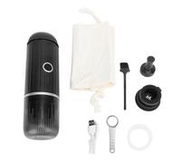 WIHFHGZ Machine à Café Portable 19BAR, Chauffage Électrique, Batterie 7500mAh, pour Camping Randonnée Bureau - Extraction Haute Pression, Utilisation Polyvalente, Compacte et Pratique