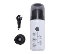 WIHFHGZ Machine à Café Portable Électrique 17Bar, Compartiments Poudre et Capsules, Batterie 2600mAh, Compact et Léger - Sans Fil, Usage Extérieur et Voyage (Blanche)