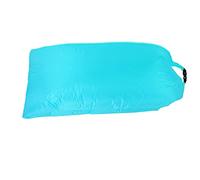 WIHFHGZ Matelas Gonflable Portable, Lit Pliant, Bleu 80x58x190cm - Léger, Rapide à Gonfler, Idéal Camping Outdoor et Plage