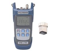 WIHFHGZ Mesureur de puissance optique, compteur kwh, wattmetre connecté, précision 7 longueurs d'onde, calibration rapide, écran bleu, autonomie 40h, télécom maintenance, adaptateurs SC FC ST
