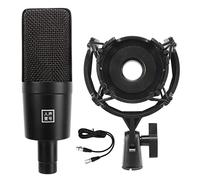 WIHFHGZ Microphone Cardioïde Filaire, Microphone à Condensateur avec Support Anti - Vibration, Son Clair et Fidèle pour Podcasting Streaming ASMR