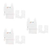 WIHFHGZ Module Catégorie 6 Non Blindé 180°, 3 Pièces, Connecteur Réseau 10 Gigabit, Interface Simple Port - Compact et Durable, Norme EIA/TIA 568A / B, Protection Contre la Poussière