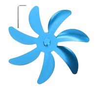 WIHFHGZ Pares du ventilateur de cheminée Remplacement - matériau durable en alliage en alliage en aluminium, 7 feuilles pour une circulation d'air chaude améliorée, compatible avec la (type 5)