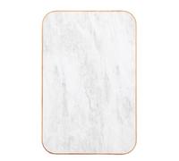 WIHFHGZ Plateau de Table en Bois Massif 23,23x15,35 Pouces, Panneau Rectangulaire Gris, Épaisseur 20mm - Finition Lisse Durable, Installation Facile, pour Camping - Car Bateau Yacht (Grise)