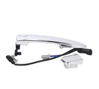 WIHFHGZ Poignée de Porte Extérieure Avant Droite, ABS Haute Résistance, Compatible Leaf Murano - Confort Ergonomique, Remplacement Facile Sans Modification (Droit sans trou : 826469N00A, 806461AA0A)