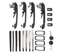 WIHFHGZ Poignée de Porte Extérieure, Set Avant Arrière, 22x6x3cm - Remplacement Facile, Design Robuste, Pour Accès Sécurisé à Votre Voiture