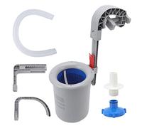WIHFHGZ Pool Skimmer Plastique Gris Gray Murlé Automatique Cleanteur de Filtre Nettoyant pour Piscine pour Piscine