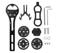 WIHFHGZ Support Compteur Vélo Aluminium, Fixation Avant, Compatible, Stages, Hammerhead - Multifonction, Adaptateurs Inclus, Cyclisme Tout Terrain