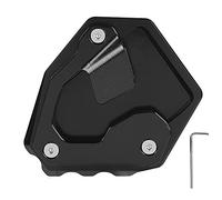 WIHFHGZ Support Extension Kickstand, Plaque en Alliage d'Aluminium, Pour CRF1000L Africa Twin 2016-2019 - Résistant à la Corrosion, Antidérapant, Pour Moto Tout - Terrain (Noire)