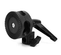 WIHFHGZ Support Photographique avec Poignée Unique, Pince Mobilité pour Parapluie et Softbox, Poids Léger 232g Noir - Fixation Universelle Stable, Usage Multipurpose pour Studio Photo