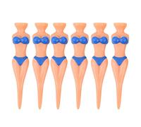 WIHFHGZ Tee de Golf - Jambes de Fourche en Plastique Durable réutilisables pour Mettre la réparation Verte et la Protection de la Balle de Golf, léger 6 - Emballage pour l'entraînement et (Type 1)