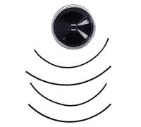 WIHFHGZ Tête de en Aluminium, Tête Universelle 4 Fils pour Débroussailleuse 40CC, Carter 10cm - Haute Performance, Résistance à l’Usure, Installation Facile pour Jardinage