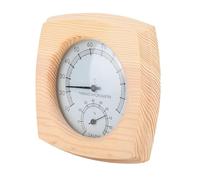 WIHFHGZ Thermomètre Hygromètre Sauna, Bois d'Épicéa, 13,2 cm - Haute Résistance Chaleur, Utilisation Longue Durée, pour Salle De Sauna