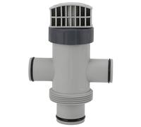 WIHFHGZ Valve Plongeur Double Tuyau, Accessoire pour Piscine Hors Sol, Plastique Durable - Installation Facile, Étanchéité Optimale, Maintenance Pompe Piscine