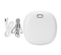 WIHFHGZ Ventilateur de Cou Portable Sans Lames, Mini Climatiseur USB Rechargeable, Léger 218g, 3 Vitesses Réglables - Longue Autonomie, Design Suspendu Pratique, Usage Extérieur et (Blanche)