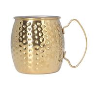 WIHFHGZ Verre Moscow Mule, Acier Inoxydable 304, 500ml Argent - Capacité Large, Antirouille, Pour et Restaurants (Ou)
