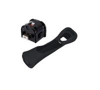 Generique – Accessoire manette Wii – Wii Motion Plus pour Wiimote + housse silicone – Noir