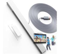 Wii Sensor Bar Original Wii Sensor IR Signal Ray Sensor Bar Récepteur filaire avec support pour Nintendo WII/WIIU