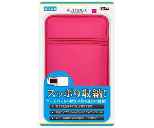 Wii Uゲームパッド用「ポータブルポーチ」(ピンク)