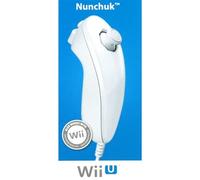 Nintendo Manette Nunchuk – 2 boutons – filaire – blanche – pour Wii, Wii U