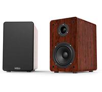 Wiibo Karino 200 Oak - Enceintes de bibliothèque HiFi - Puissance 100 W - Enceintes Bass Reflex 2 Voies - Tweeter 2 Pouces et Woofer 5 Pouces - Paire d'enceintes Surround