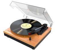 Wiibo Mustang 1965 BT - Platine Vinyle Vintage avec Haut-parleurs et Bluetooth - Tourne-Disque au Design Rétro - Sorties RCA pour Haut-parleurs - Sélection de la Vitesse 33/45/78 RPM