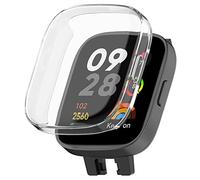 WIIKAI Coque Bumper Compatible avec RedMi Watch 3 Coque avec Protection en TPU Boîtiers Étui de Protection Watch Case.(Transparent)