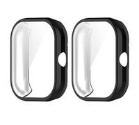 WIIKAI Coque Bumper Compatible avec RedMi Watch 4 Coque avec Protection en TPU Boîtiers Étui de Protection Watch Case.(Noir)