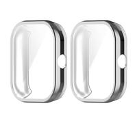 WIIKAI Coque Bumper Compatible avec RedMi Watch 4 Coque avec Protection en TPU Boîtiers Étui de Protection Watch Case.(Argent)