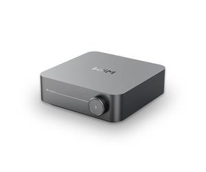 WiiM Amp : Amplificateur de Streaming Multiroom | Compatible avec AirPlay, Google Cast, Alexa | HDMI, Contrôle Vocal | Diffusez Depuis Spotify, Amazon Music, Tidal et Plus | Gris Spatial