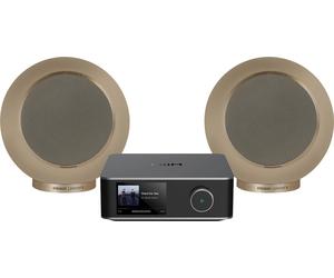 WiiM Amp Ultra Anthracite + Elipson Planet L Performance Beige mat - Chaînes composées