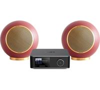 WiiM Amp Ultra Anthracite + Elipson Planet L Performance Bordeau mat Gold - Chaînes composées