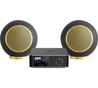 WiiM Amp Ultra Anthracite + Elipson Planet L Performance Noir mat Gold - Chaînes composées